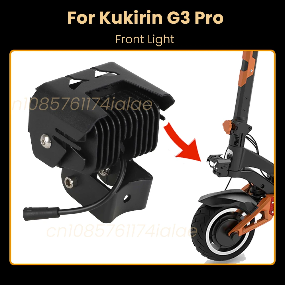 

Светодиодный передний фонарь для электрического скутера Kukirin G3 PRO, лампа на руль, передний головной фонарь, сменные аксессуары