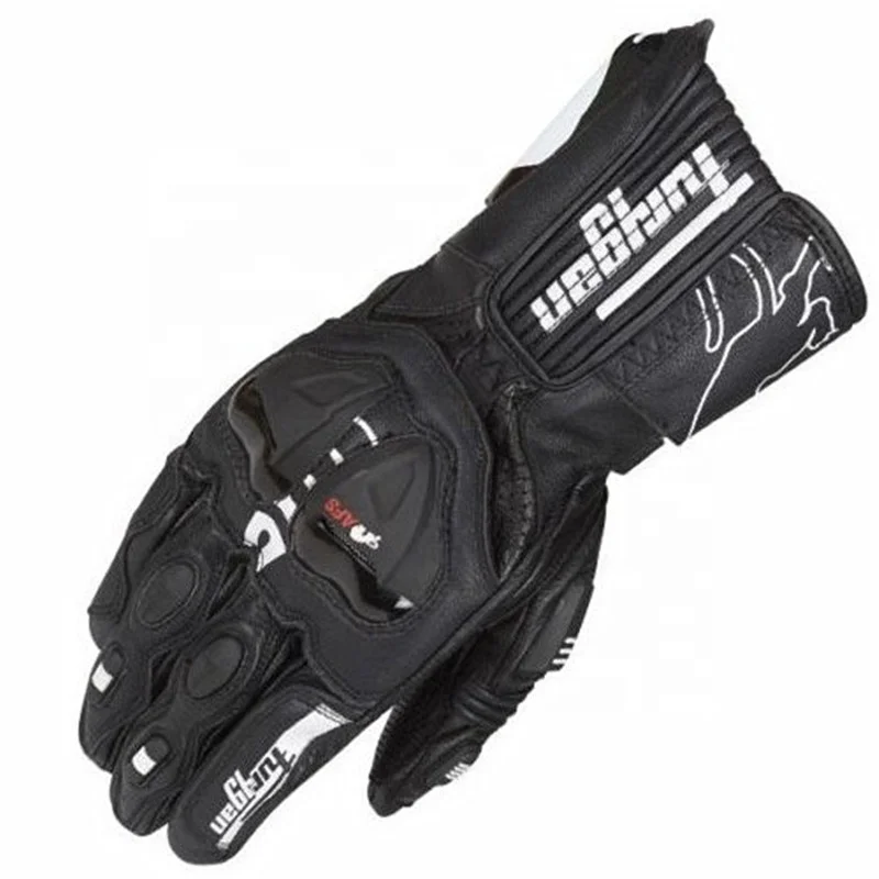 Genuine Leather Motorcycle Riding Gloves Men's Windproof Outdoor Motorcycle Gloves Motocross Racing Protective Gear