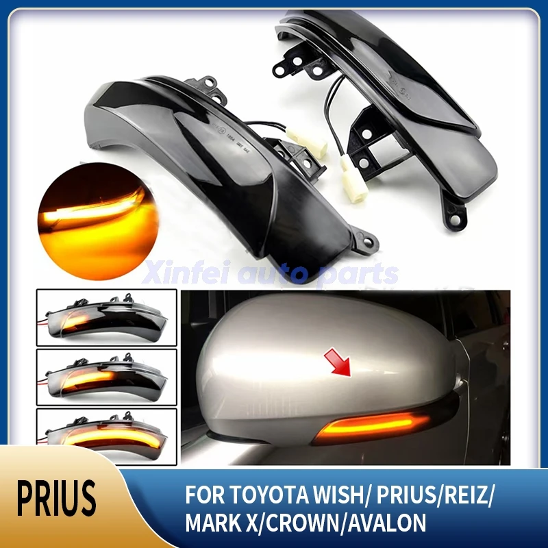 

Mirror LED Turn Signal Repeater Lamp 81740-30130 For PRIUS,REIZ,WISH,MARK X,CROWN,AVALON 2009 2010 2011 2012 2013
