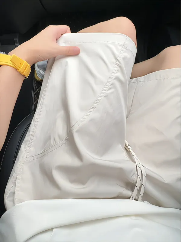 

Быстросохнущие шорты из ледяного шелка в американском повседневном стиле, со средней посадкой, молодежные баскетбольные шорты, дышащие, легкие, летние