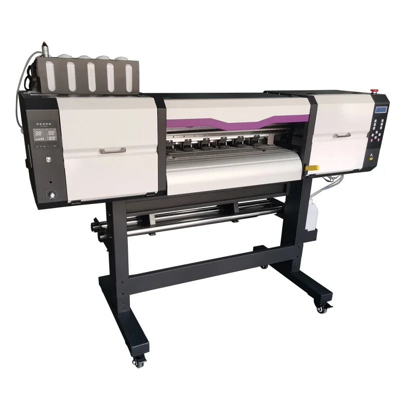 factory sale good quality hoson board 60cm dual head i3200 white and color pigment ink dtf pet powder printer