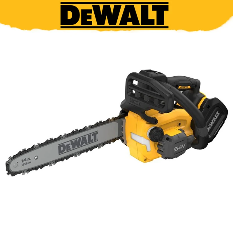 

DEWALT DCMCST635 54 В XR FLEXVOLT Эффективная бесщеточная бензопила с верхней ручкой 35 см Быстрая плавная нарезка Электроинструменты по дереву на открытом воздухе