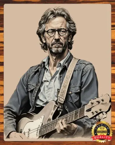 Eric Clapton - Art To Be Signed By Artist - Metal Sign