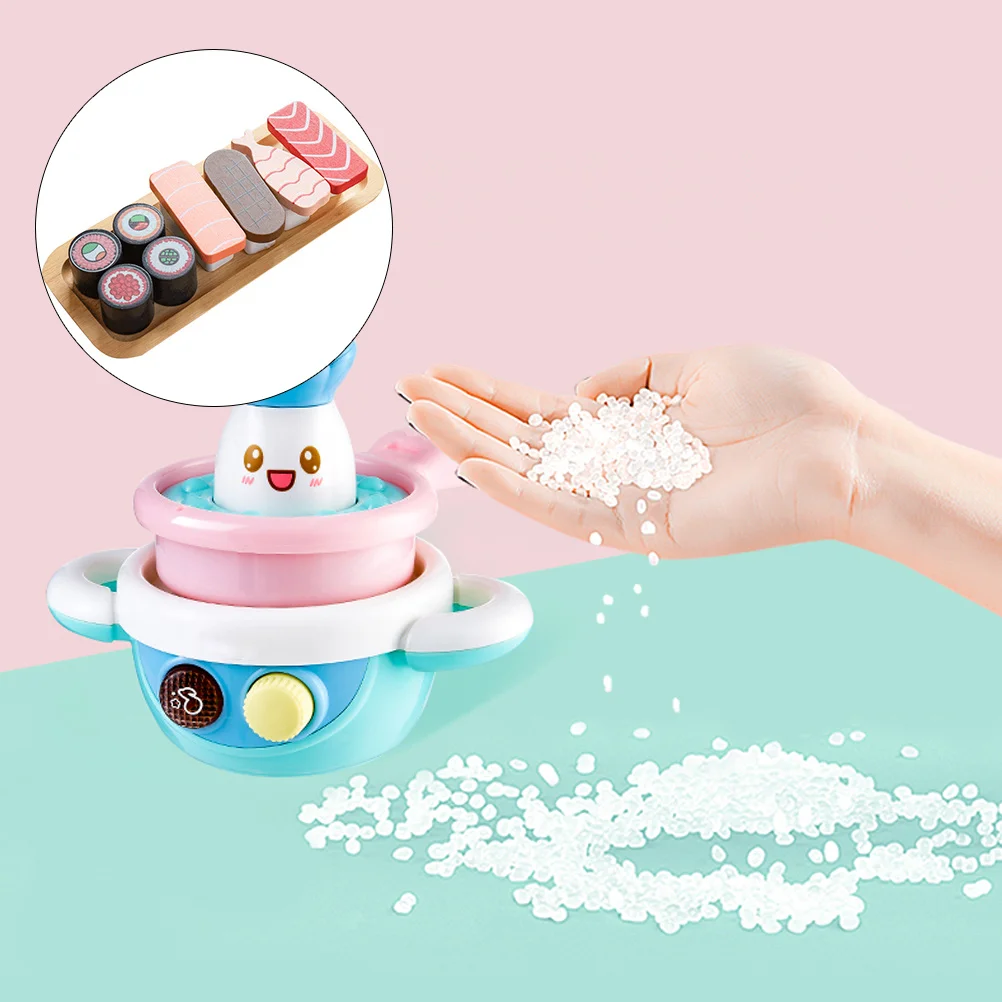 

1Set Mini Sushi Ornament Colorful Wooden Breakfast Decor for Kitchen Scene Photography Props Lightweight Simulation Food