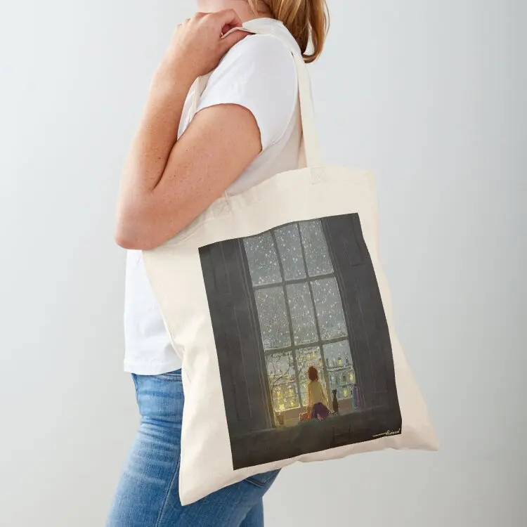 

heavy snow Tote Bag custom fabric bag Women's handbag Gift bags the tote bag