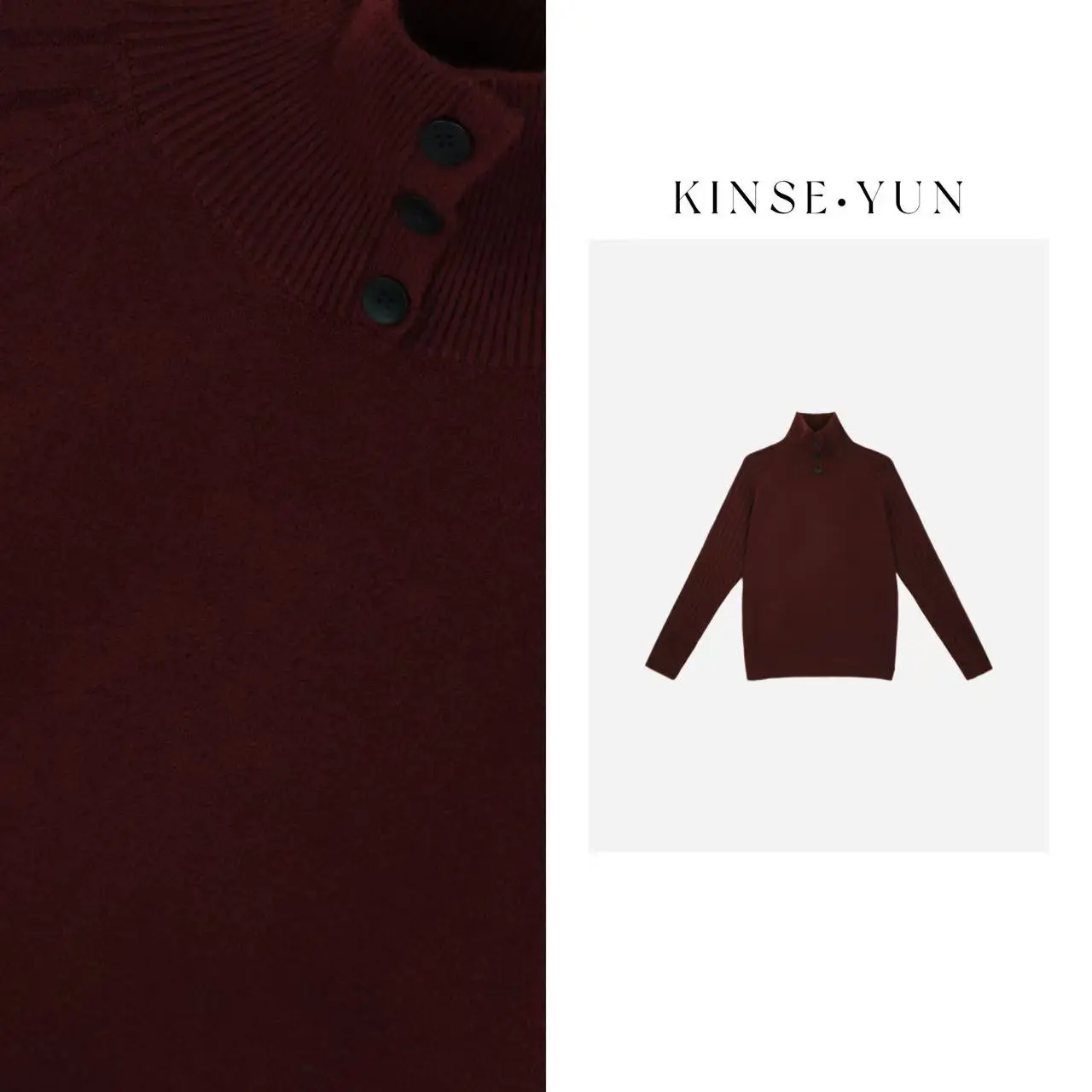 

Теплый свитер KINSE YUN с высоким воротником, очень мягкий, с дизайном «Облако», зимний женский трикотаж QD2933