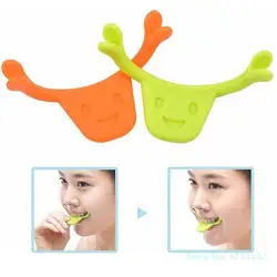 Silicone Smile Corrector Maker Facial Smile Trainer Flexible Fitness Exerciser Face Lift Jaw Workout Beauty Exercise Device