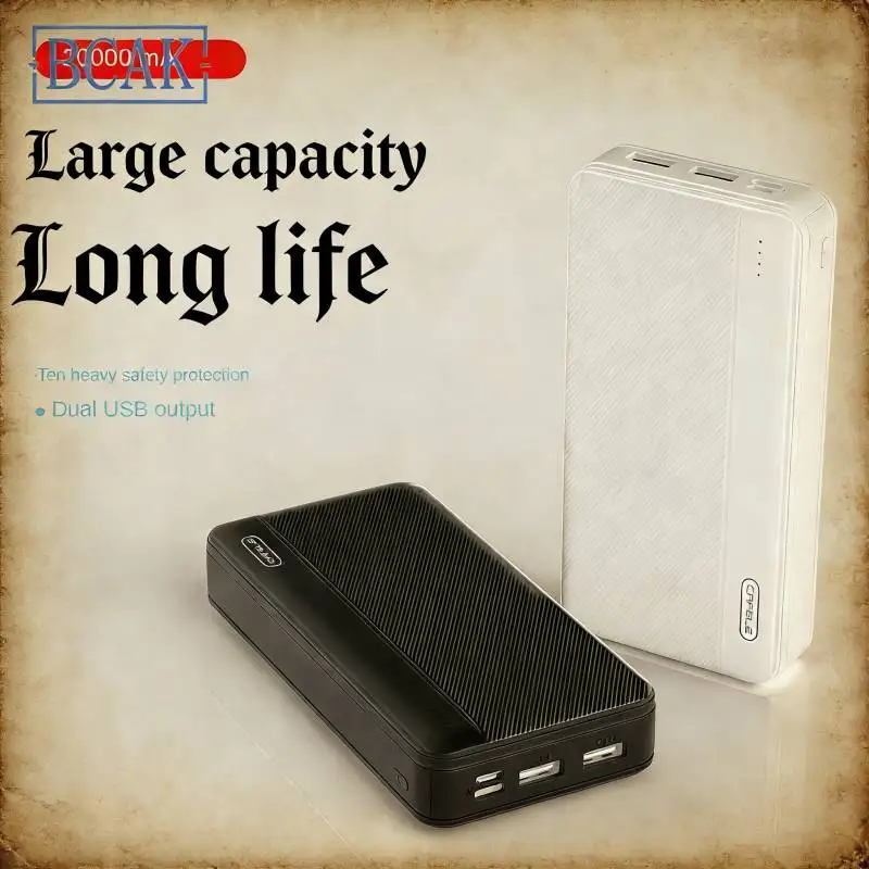 

Внешний аккумулятор BCAK 20000 мАч: быстрая зарядка, портативное и универсальное зарядное устройство для Android и всех мобильных телефонов
