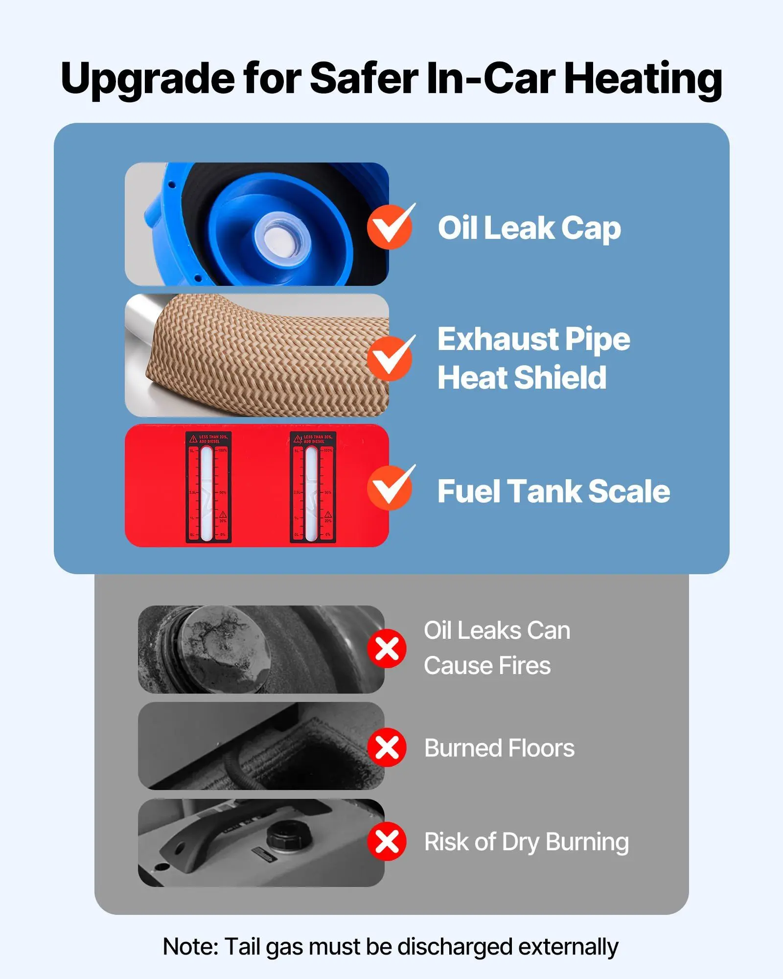 Réchauffeur d'air Diesel 8KW 12-24V avec interrupteur LCD bleu et chauffage de stationnement télécommandé chauffage Diesel Portable pour véhicule RV