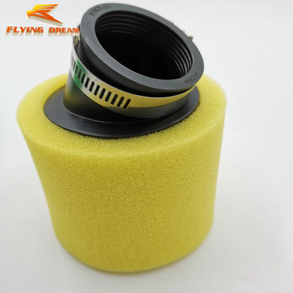 Universal Motorcycle Replacement High Performance Air Filter Carburetor Intake Cleaner 38/42mm Sponge Moped Scooter Dirt Pit Bik