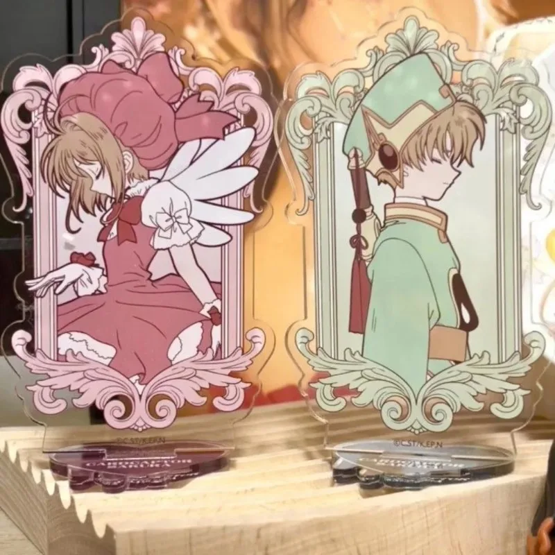 

Cardcaptor Sakura Acrylic Stand Figure KINOMOTO SAKURA LI SYAORAN Anime Peripheral Cartoon CP Desktop Ornament Holiday Gift New