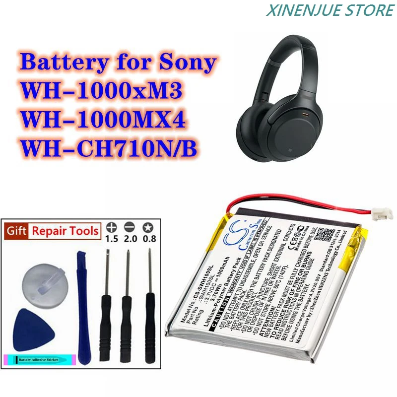 Aousavo SM-03 Batterie de rechange compatible avec Sony WH-1000XM3 WH- 1000XM4 SM03 avec kit d'outils gratuits