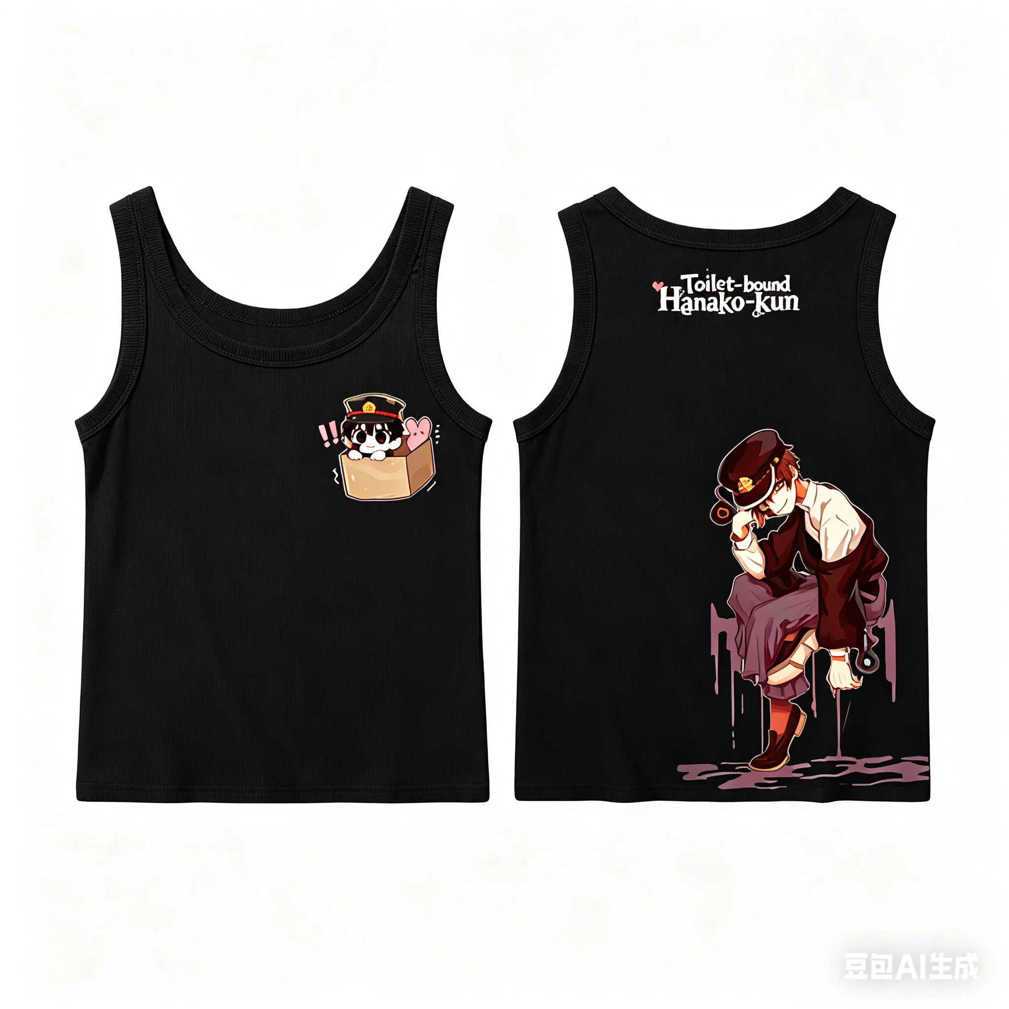Toilet-Bound Hanako-kun Season Ribbed Tank personality Clothes New Model Anime T-shirt Yearround clothing Plus Size Y2k Short