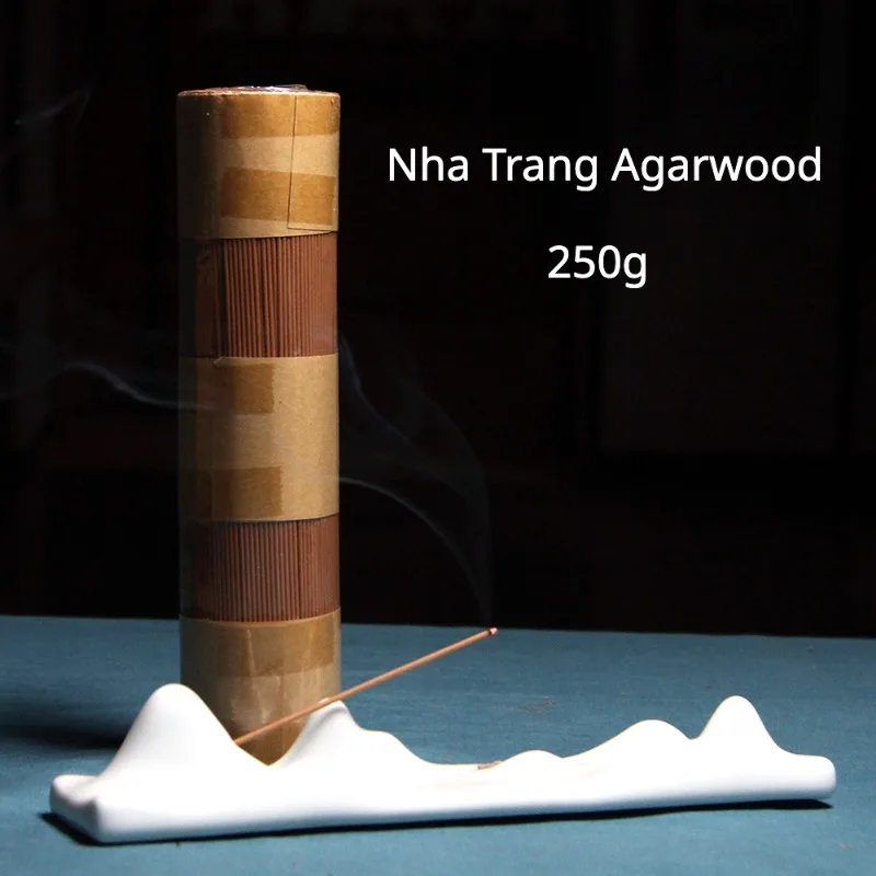 

Natural Stick Incense Boutique Hainan Worm Leak Nha Trang Agarwood Family Indoor for Buddha Purify Air Soothes Spirit Help Sleep