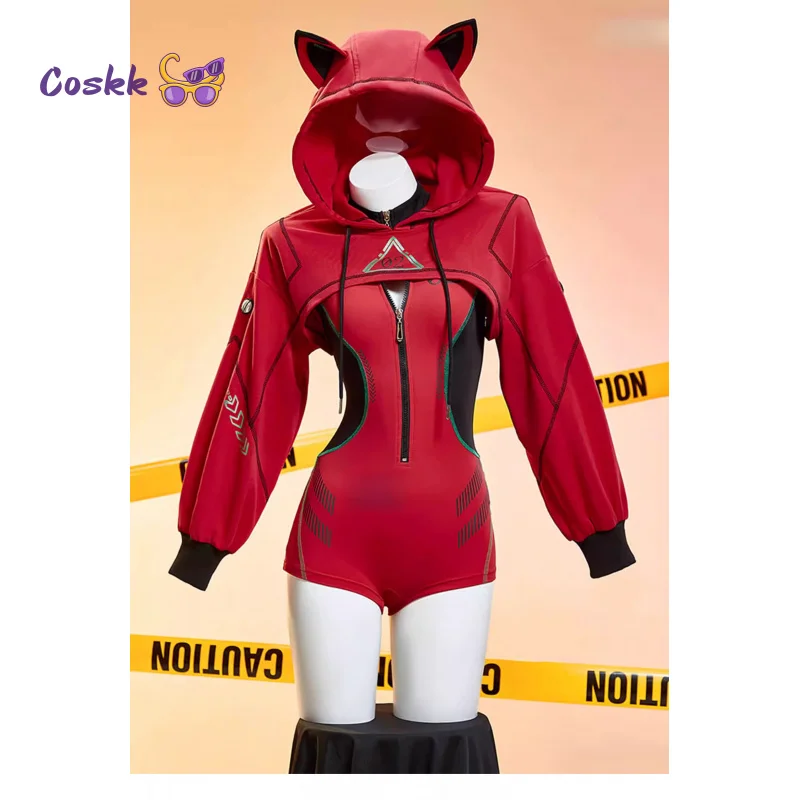 

Anime EVA Asuka Kurosawa‌‌‌ Cosplay Costume Women Red Tight Fitting Sport Uniform Sportswear Halloween Carnival Party Clothes