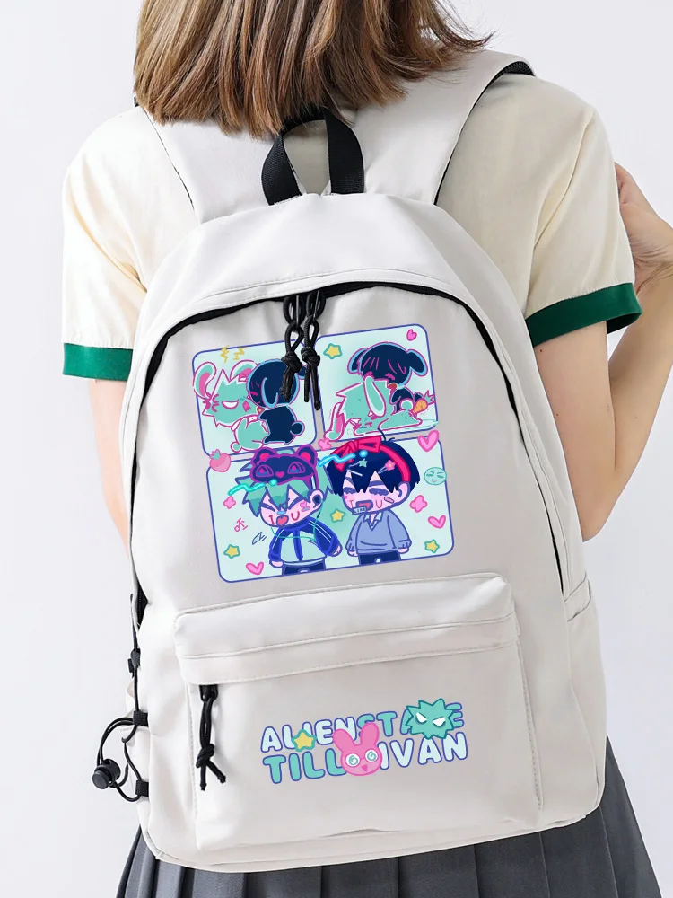 Anime Alien Stage Till Ivan MiZi Luka Sua Hyuna Cosplay Schoolbag Backpack Cartoon Shoulders Bag Laptop Bags Satchel Xmas Gift