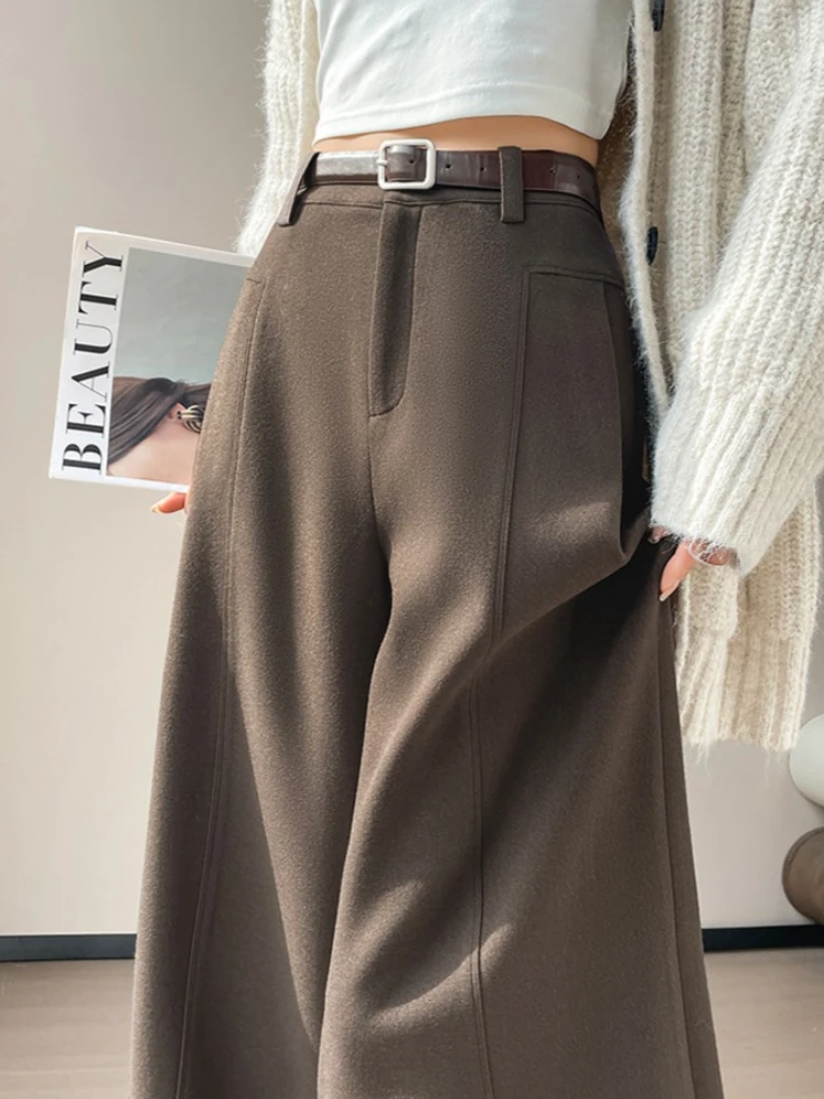 

Новые женские брюки 2026 года: утепленные флисом, с высокой талией, облегающие, повседневные, шерстяные, широкие, прямые, в пол, фасон «сабля»