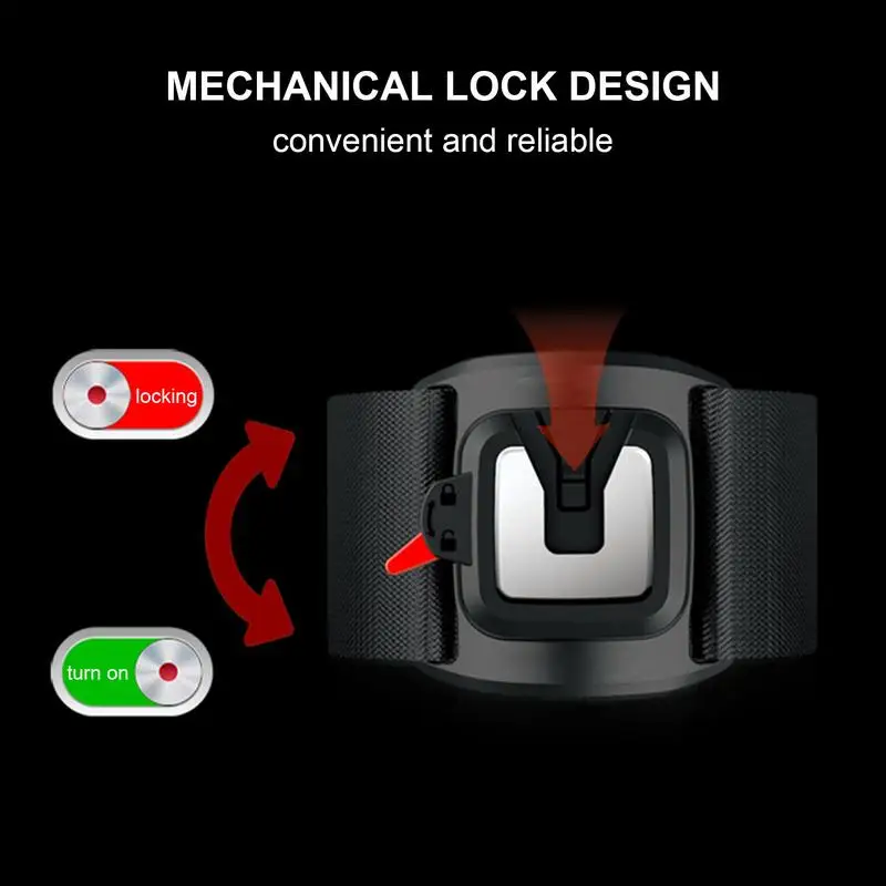 Вращающийся на 360° браслет, держатель для мобильного телефона, универсальный съемный браслет, кронштейн для мобильного телефона для пеших прогулок, езды на велосипеде