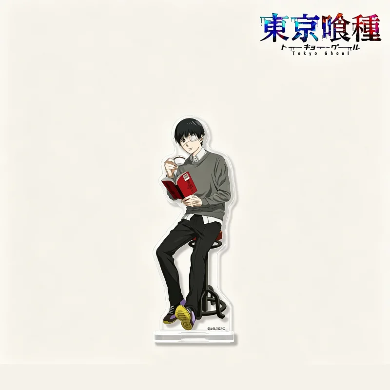 Tokyo Ghoul ANIME 15CM Ken Kaneki Touka Kirishima Acrylic Figure Stand Figure Desktop Ornament Collecting Accessories Keychain