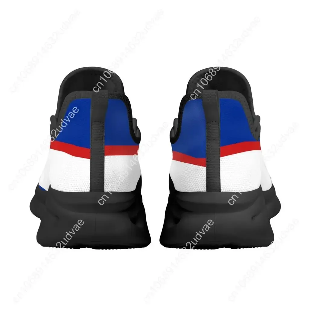Cuba Flag Sneakers For Women Cuban Flag Designer Comfortable Lace Up Platform Sneakers Lightweight Women Footwear