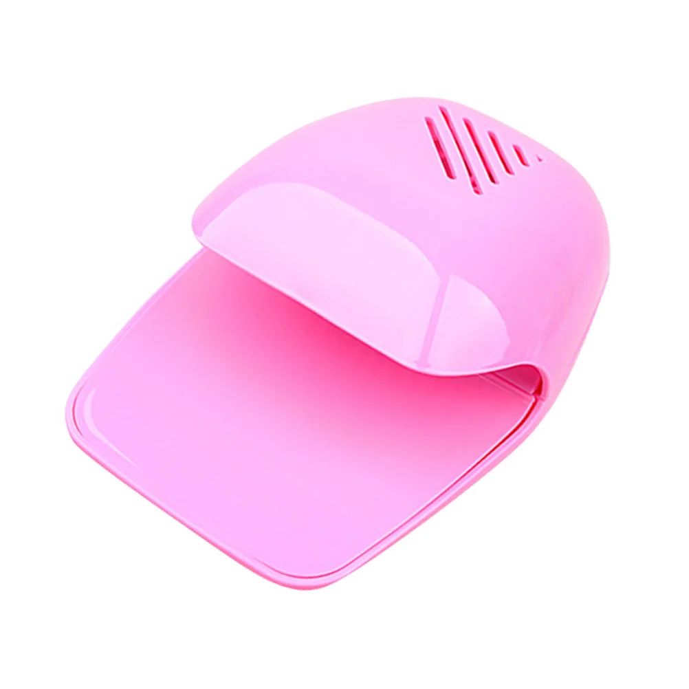 Mini nageldroger ventilator aanraaksensor automatisch / uit sterke luchtstroom voor salon nail art manicure tool roze