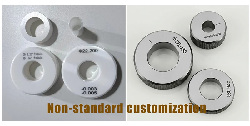 Plain Ring Gauge 1-85mm High Precision GCr15 Steel Smooth Bore Calibration Gage for Inner Diameter Measurement Customizable