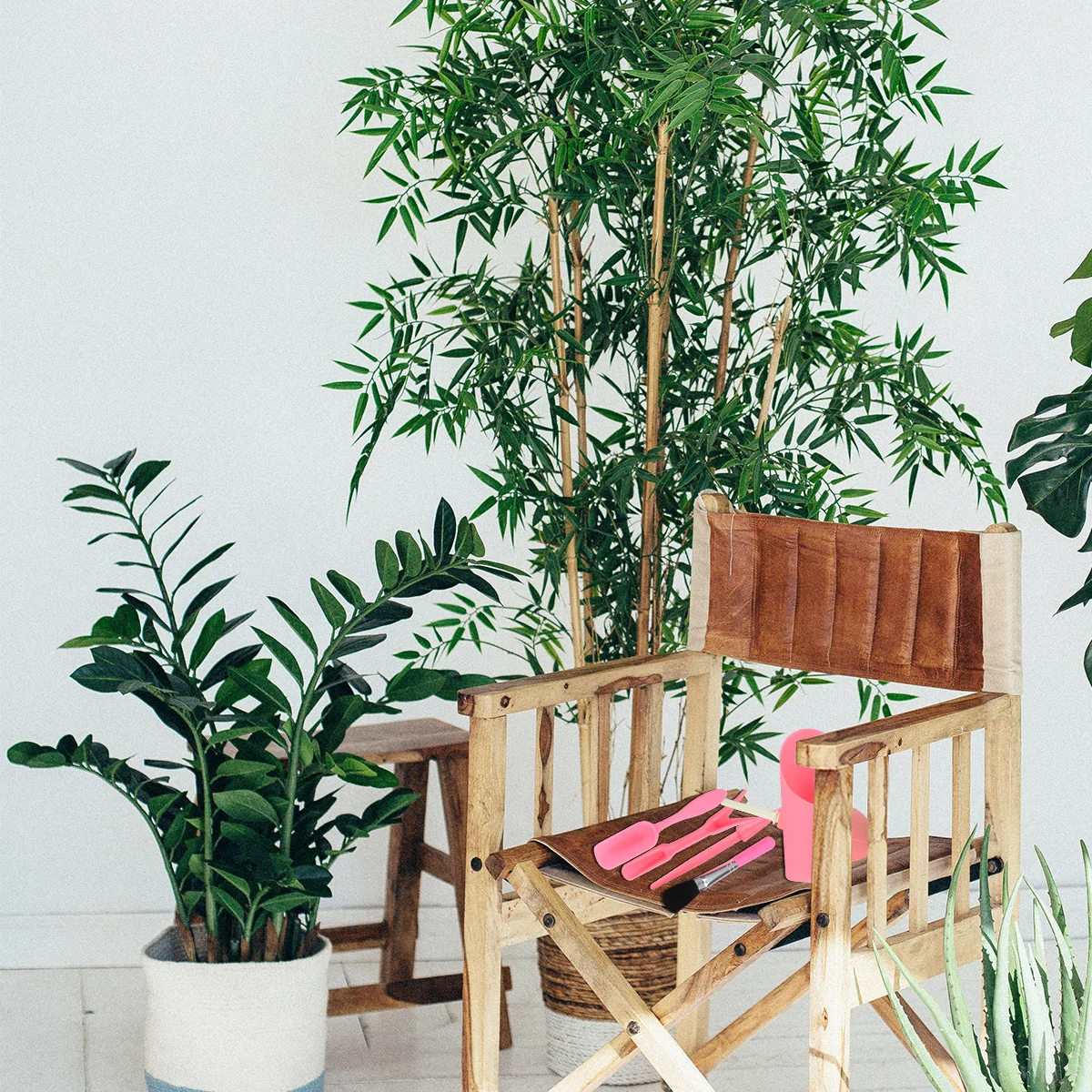 

6Pcs Succulents Planting Tools Set Portable Garden Kit Mini Tools for Bonsai Seedlings Transplanting Digging Soil Loosening