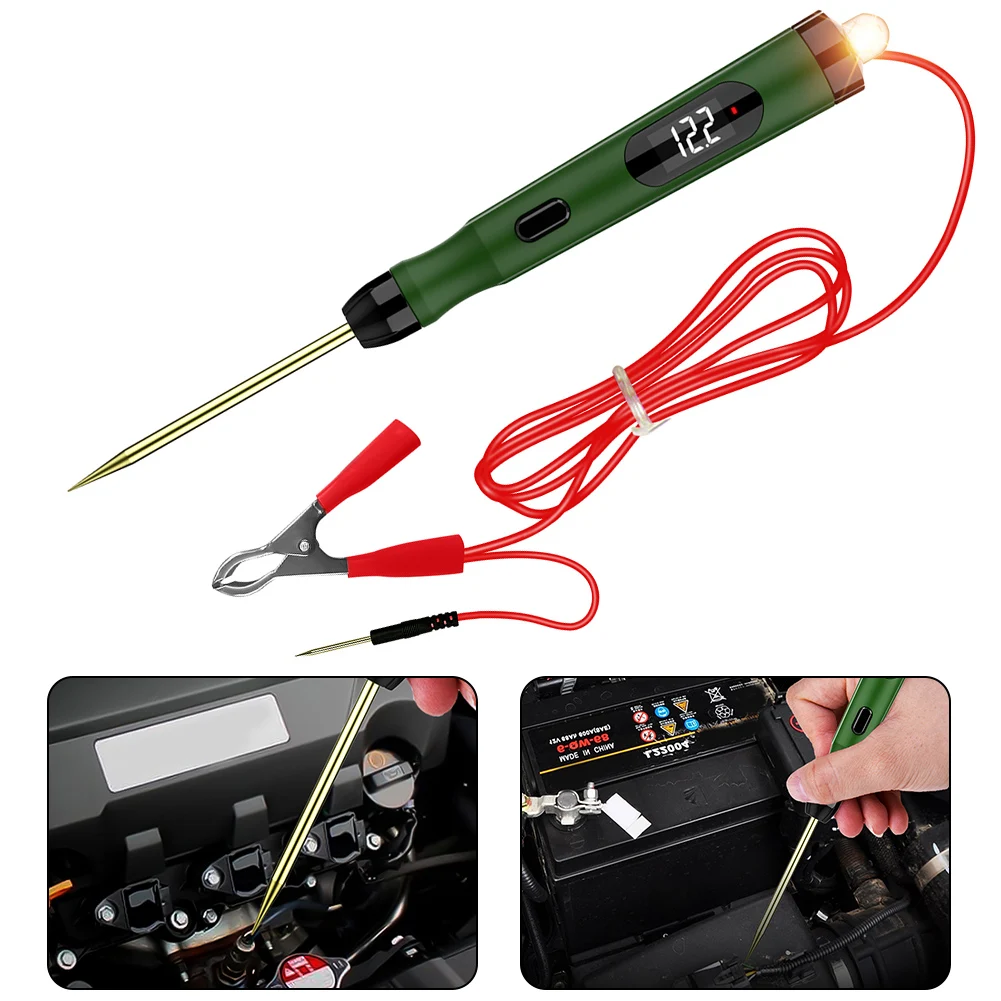 Car Electrical Tester Automotive Digital Test Pen For Automotive Diagnostics Direct Load Simulation For Car Electrical System