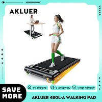Akluer 480L-A Walking Pad with Incline 2.5HP Under Desk Treadmill with Remote Control LED Display 330lbs Max Capacity 0.6–4 MPH