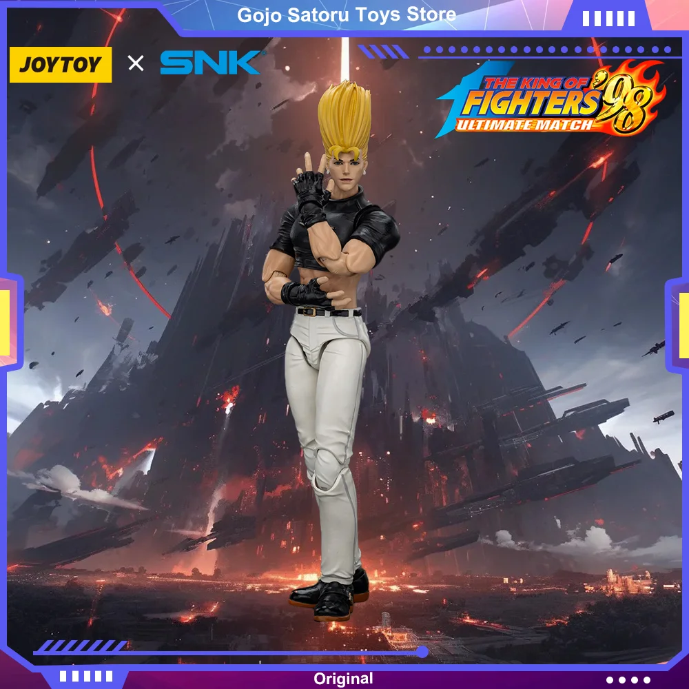 

[Pre-sale] JOYTOY SNK KOF 98UM 1/18 Action Figure Hero Team Benimaru Nikaido Anime Figurine Joint Movable Model Collection Toy