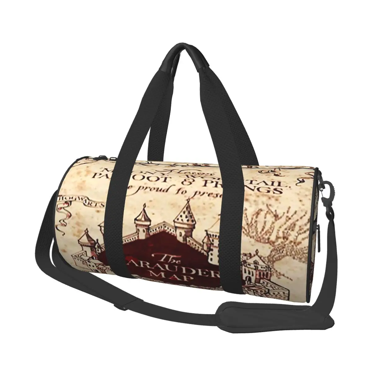 

Marauders Magic Map Large Duffle Gym Bag Multi-Functional Duffle Travel Bags Handbags Fitness bag