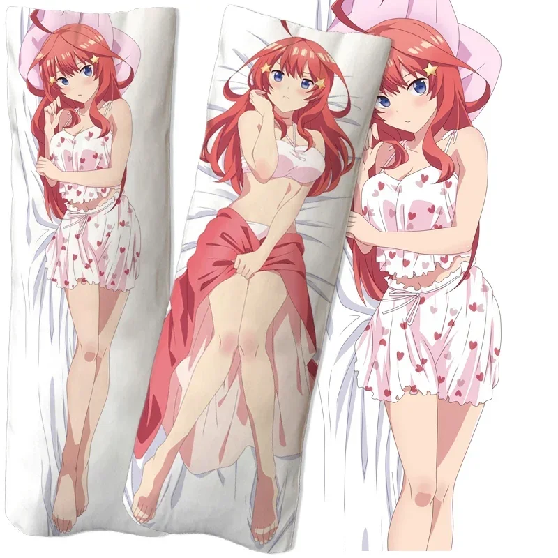 

Anime The Quintessential Quintuplets Dakimakura Pillowcase Cushion Cover Hugging Body Pillow Case Game Otaku Pillow Cover