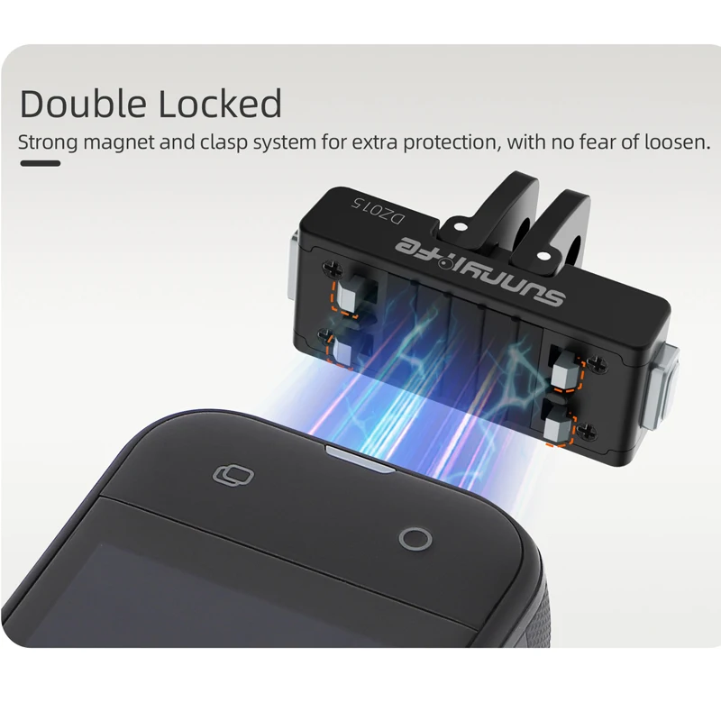 قاعدة محول مغناطيسية سريعة الإصدار لـ Insta360 X5 خفيفة الوزن تمديد محول قاعدة تثبيت 1/4 موضوع لـ Ace / Ace pro2/1