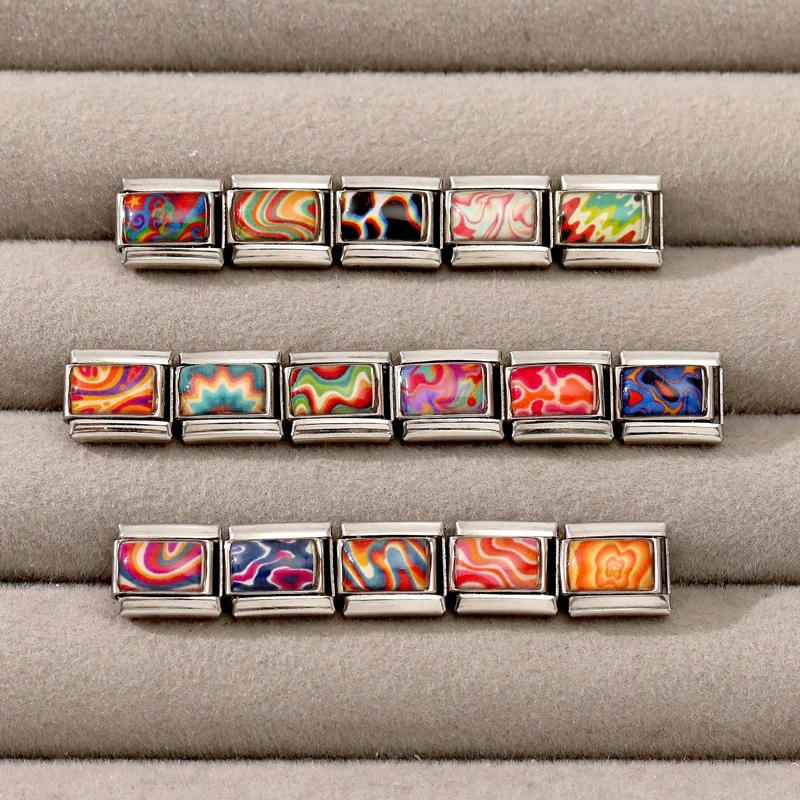 جديد جميل الحيوانات الأليفة القطط والكلاب وصلات سحرية إيطالية تناسب 9 مللي متر سوار الفولاذ المقاوم للصدأ النساء الرجال DIY بها بنفسك صنع المجوهرات