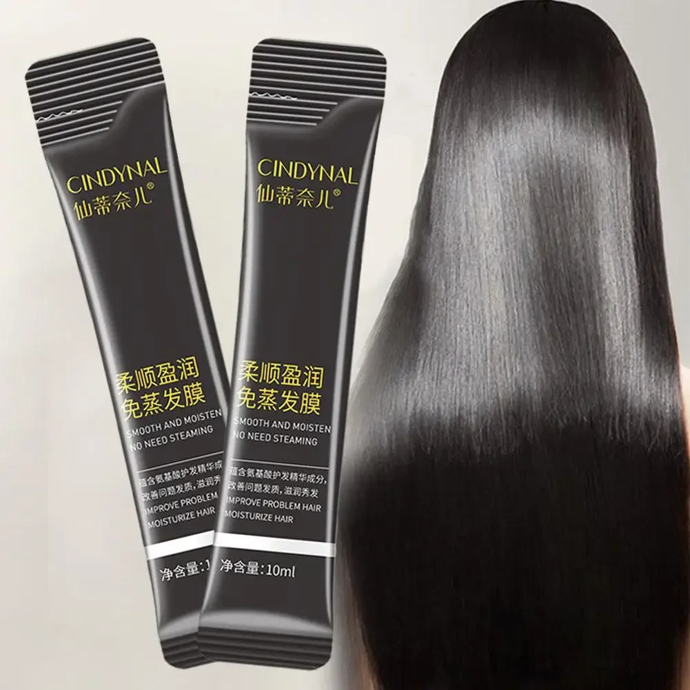 10ML Keratin Magical Straightening Hair Mask 5 Seconds Restore Frizzy Smooth Soft Nutrition Hair Care Repairs Damage Treatm