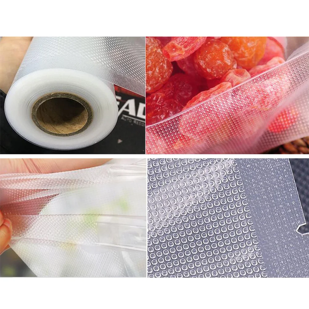 

Vacuum Sealer Bags 30x500cm Food Storage Container Airtight Seal Keeping Flavors Produce Pastries Grocery Fridge Freezer Use