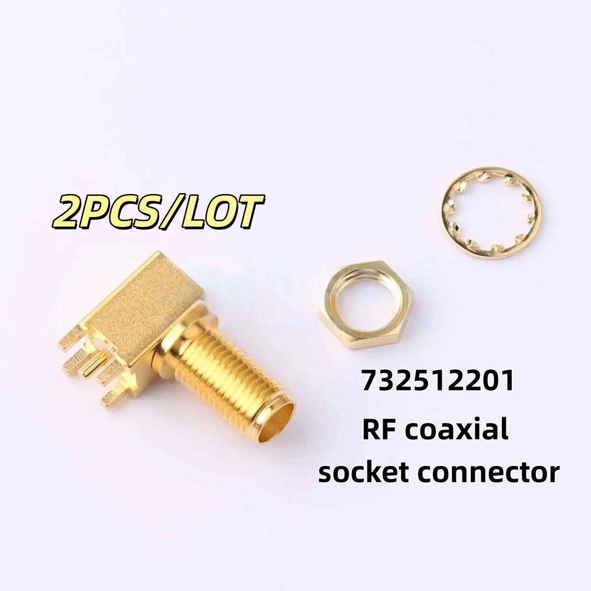 2PCS/LOT 732512201 73251-2201 0732512201 RF coaxial socket connector New and Original