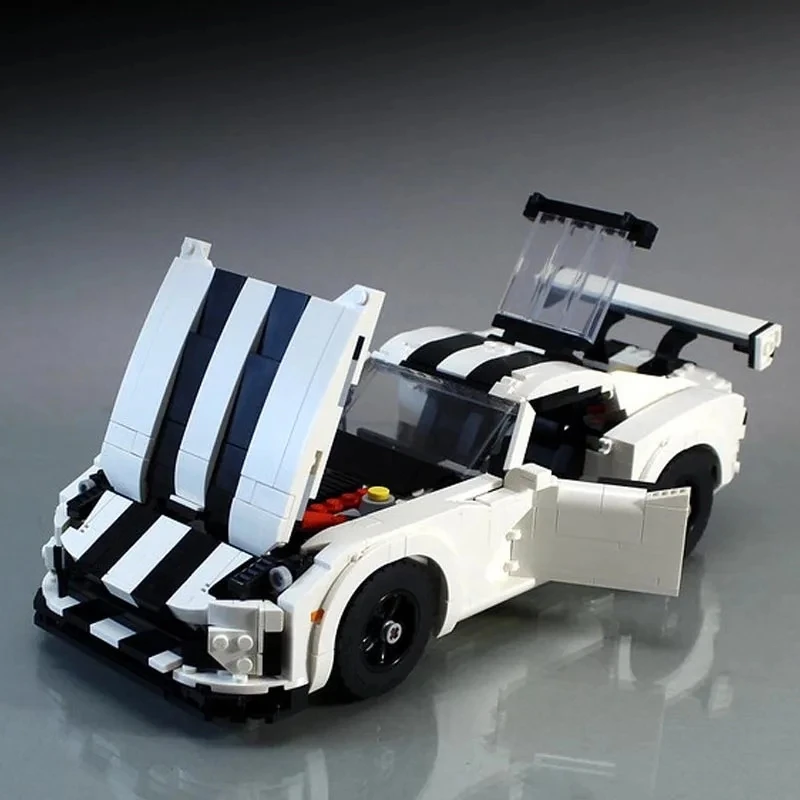 1254pcs MOC120125 Technical 10 in 1 White Super Sport Vehicle Compatible 10295 Block Brick Assembly Puzz Toys Christmas Gift Kid