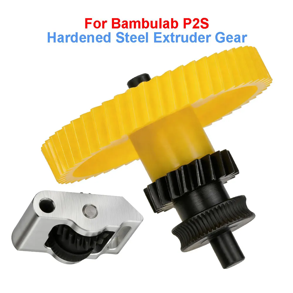 Extruder-Zahnradsatz für Bambu Lab P2S Integrierte Extrusions-Zahnradeinheit aus gehärtetem Stahl für Bambulab P2S 3D-Drucker-Zubehör – Detail 7