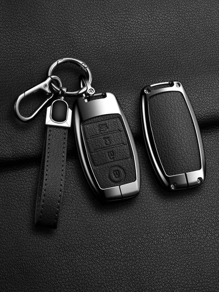 Hohe Qualität Zink-legierung Leder Auto Schlüssel Fall Abdeckung Für KIA Sportage Cerato Optima K2 K3 K4 K5 RIO Picanto Soul Sorento Sedona – Detail 11