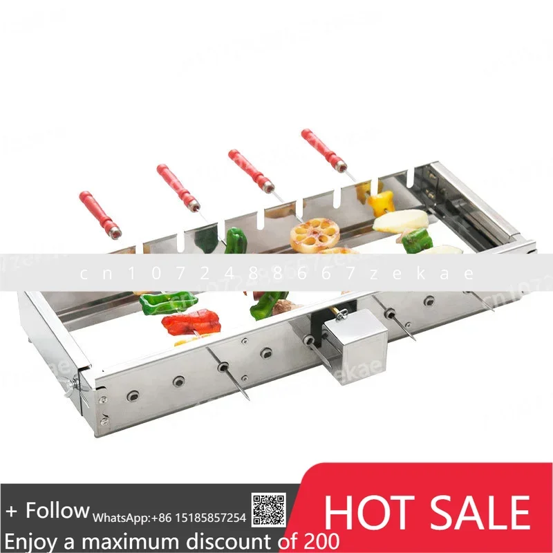 ماكينة سيخ شواء أوتوماتيكية قابلة للتعديل بعرض 5 فولت يمكن توصيلها بنك الطاقة AC وDC