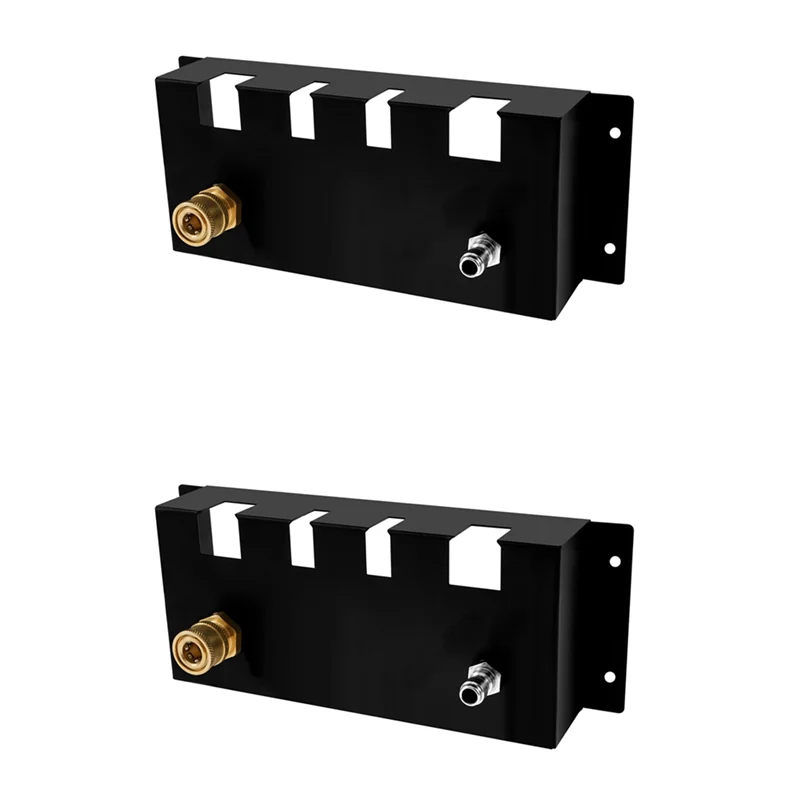 AB51 2Set Pressure Washer Tool Holder Power Washer Snow Foam Cannon Wall Mounted 1/4Inch Quick Connect Organizer