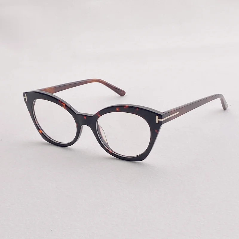 

Fashion cat's eye glasses frame T5456 retro acetate glasses frame can be equipped with prescription glasses.