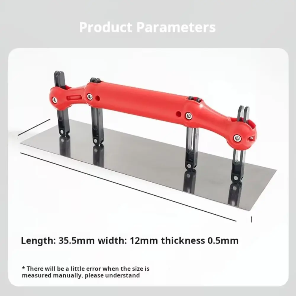 Multi-function Arc Paint Trowel Adjustable Smooth Scrape Putty Trowel High Carbon Steel Non-slip Handle Putty Spatula Renovation