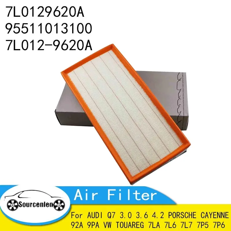 Air Filter for AUDI Q7 3.0 3.6 4.2 PORSCHE CAYENNE 92A 9PA VW TOUAREG 7LA 7L6 7L7 7P5 7P6 7L0129620A 95511013100 7L012-9620A