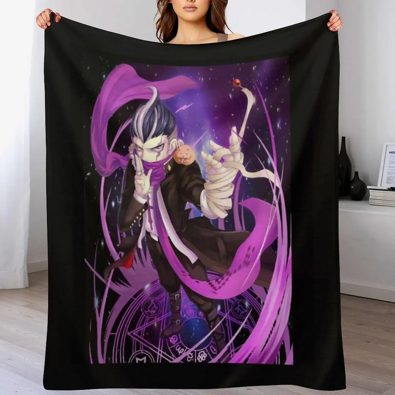 

gundham tanaka Throw Blanket Luxurious Soft Fuzzy Blanket for Sofa Bed