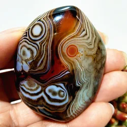 Natural Stone Lace Sardonyx Agate Crsytal Lrregular Palm Aquarium Meditation Spiritual Healing Crystals Decor Ornaments Gem and