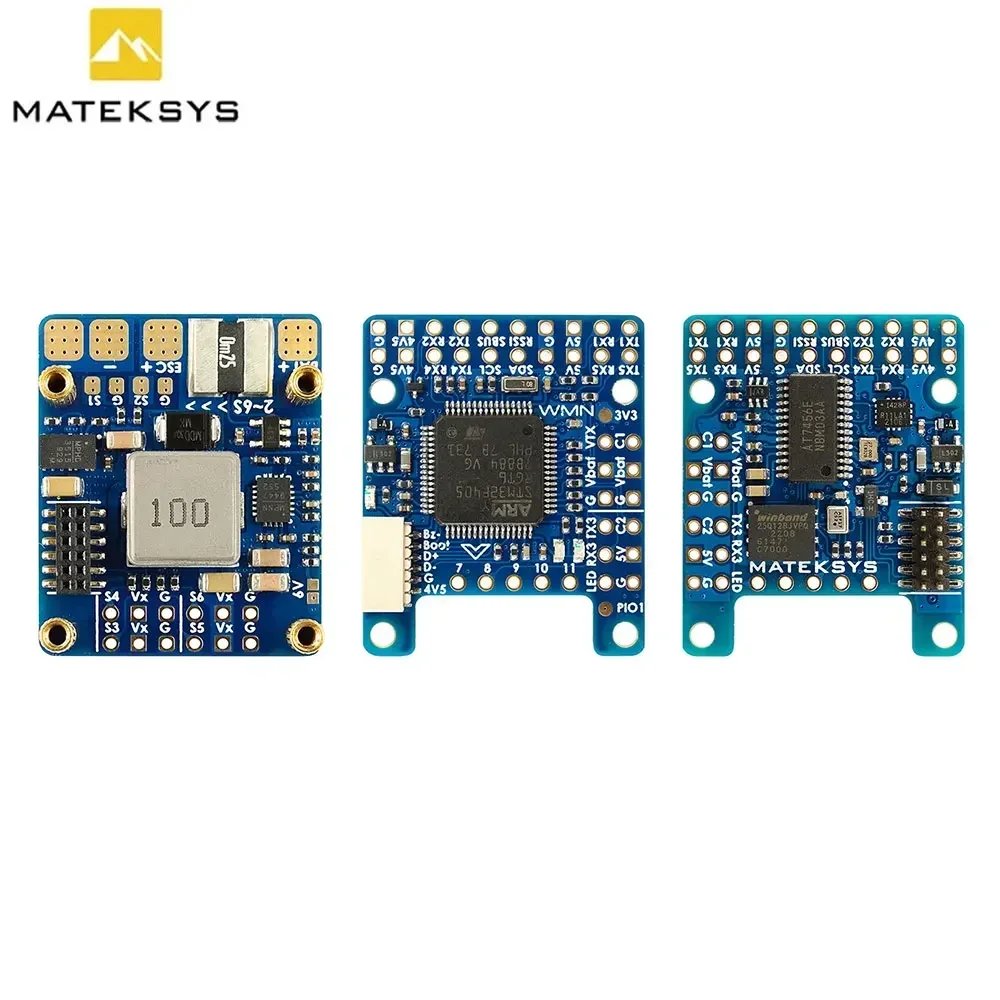 MATEK F405-WMN F405 وحدة تحكم في الطيران STM32F405RGT6 مع Baro OSD Blackbox 132A الحالي الشعور 2-6S يبو 22X22m ل RC طائرة بدون طيار FPV