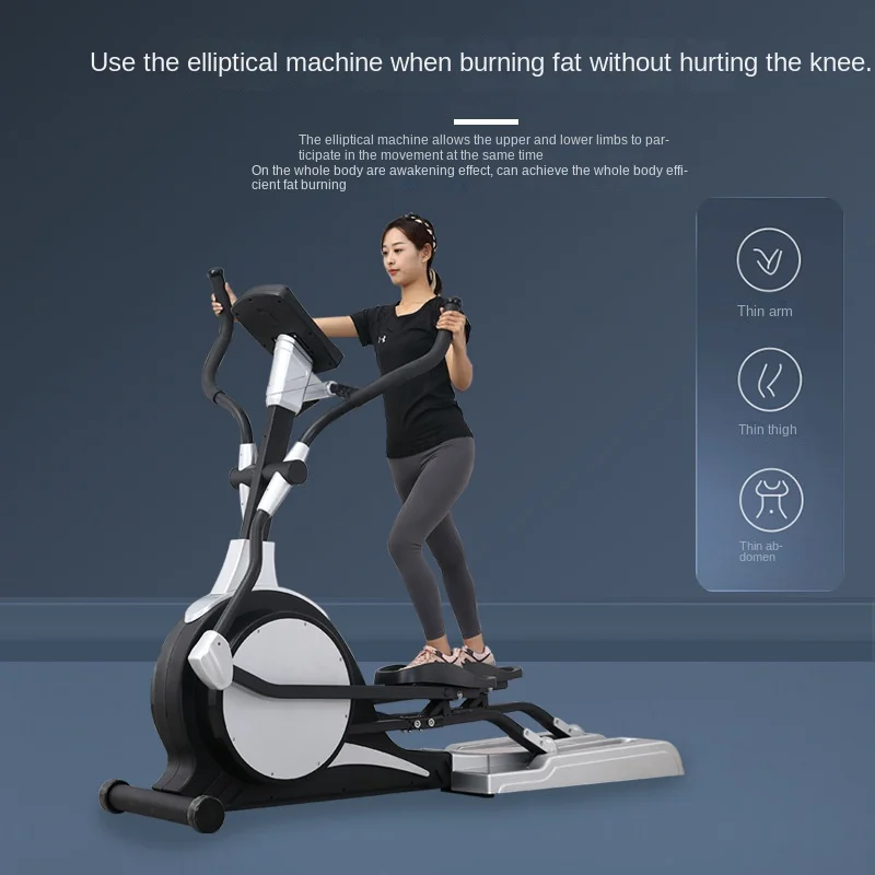 Self Generating Manual Steel Elliptical Fitness Machine for Home Rehabilitation & Gym 2026