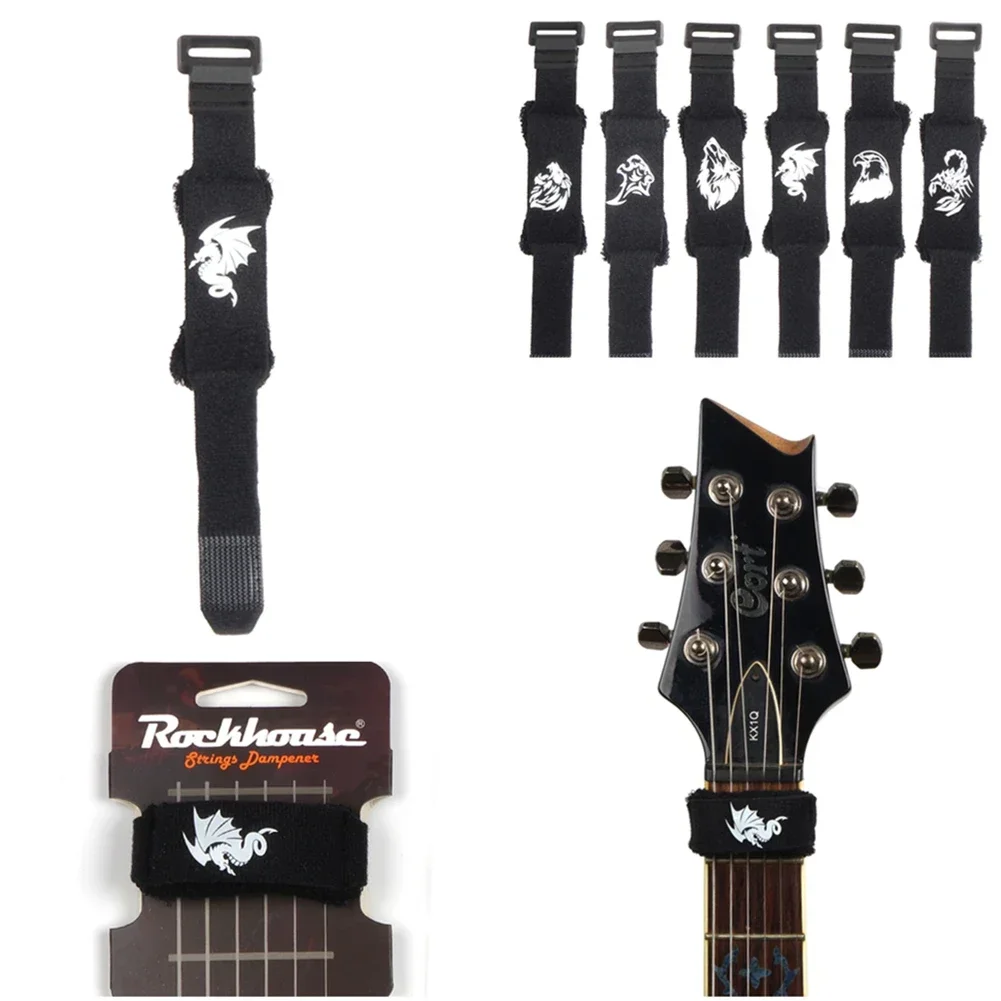 Guitar Fret Strings Mute Noise Damper Guitar Beam Tape Fretboard Muting Dampeners String Wraps For Acoustic Guitar Bass Ukule